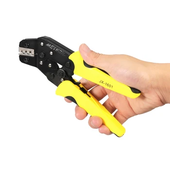 

Multi tool Professional Wire Crimper Engineering Ratchet Crimping Tool Terminal Crimping Pliers JX-1601-10 AWG28-18 0.1-1.0mm2