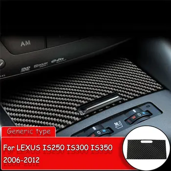 

Car styling Carbon Fiber Sticker for LEXUS IS250 300 350 2006-2012 Car armrest box cover Sticker Trim