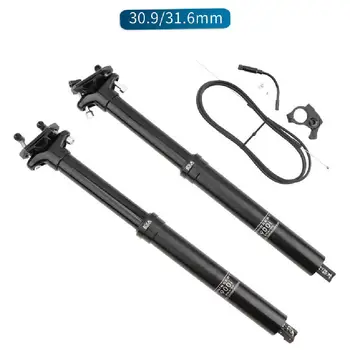 

Mtb Seatpost Adjustable Superlight Height Mountain Bike 30.9/31.6mm Cable Remote Hand Control Anti-rust Hydraulic Seat Tube