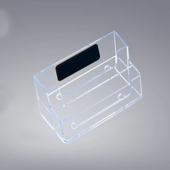 

Recyclable Multilayer Transparent Display Stand Freestanding Portable Business Card Holder Space Saving Landscape Home Office