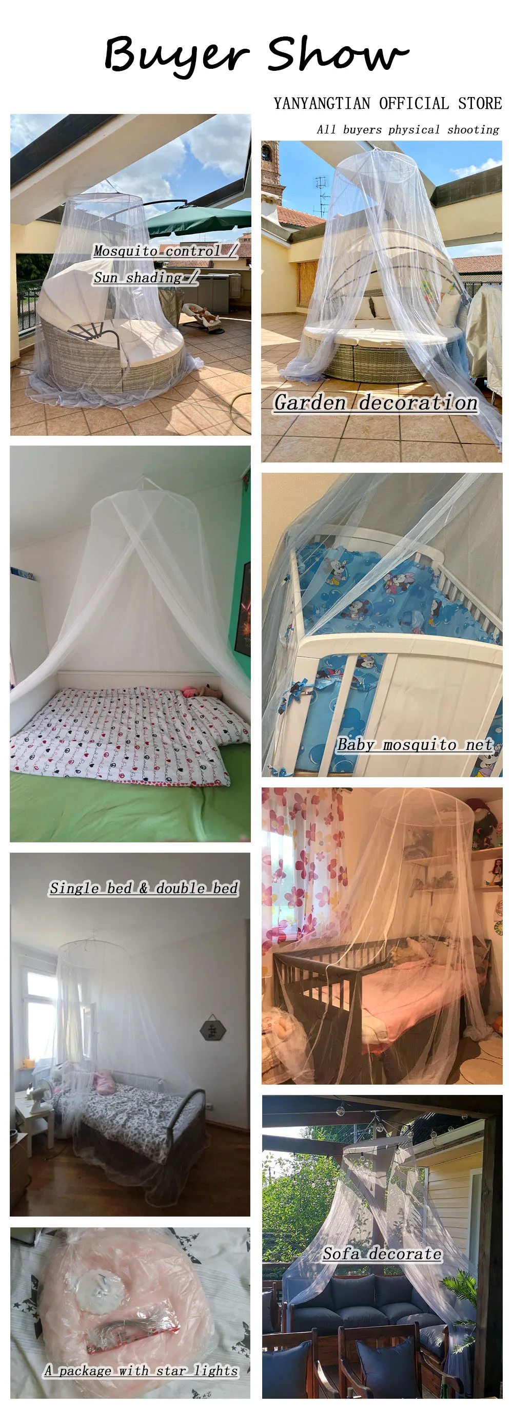 YanYangTian Bed Canopy on the Bed Mosquito Net Baldachin Camping Tent Repellent Tent Insect Curtain Bed Net YanYangTian Bed Canopy on the Bed Mosquito Net Baldachin Camping Tent Repellent Tent Insect Curtain Bed Net