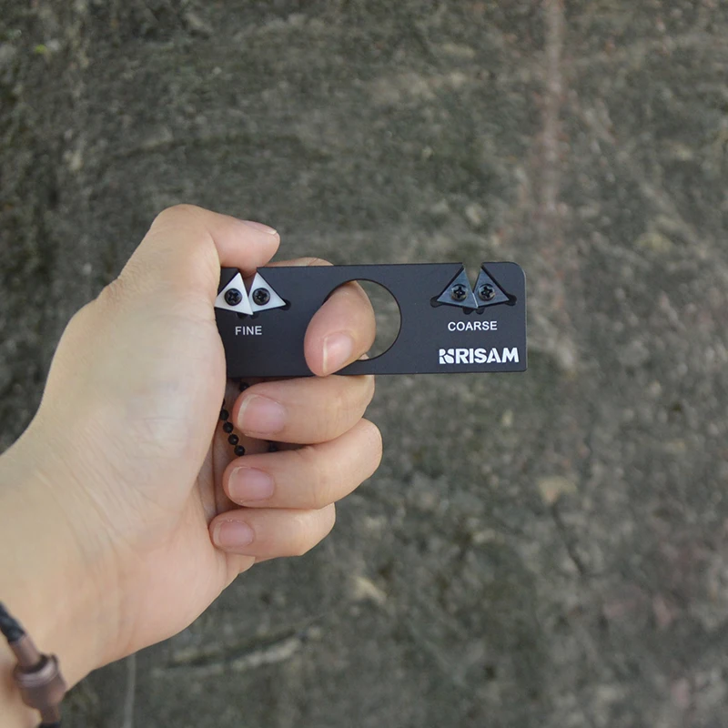 RISAMSHA двойная шлифовальная канавка для уличной заточки ножей карбид и керамика