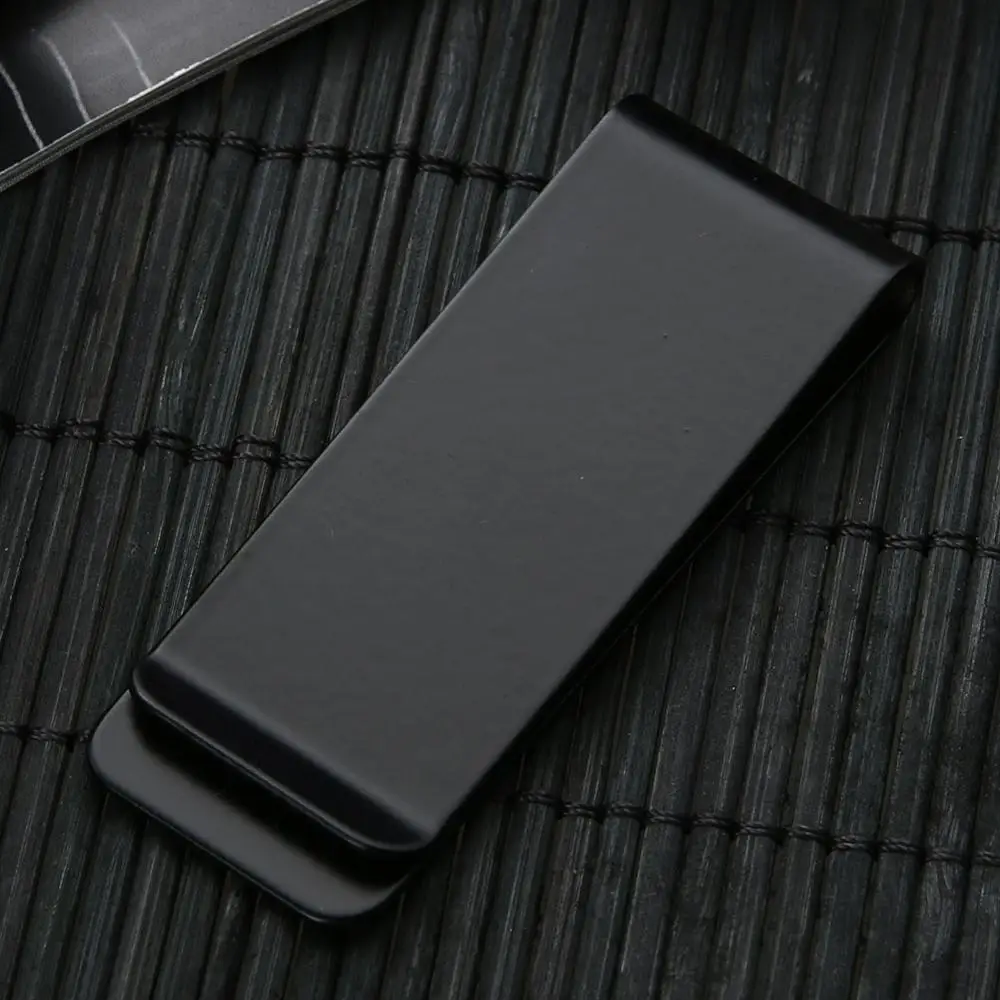1PC High Quality Metal Stainless Steel Money Cash Clip Collar Card Clip for Pocket Holder Wallet for Men Women