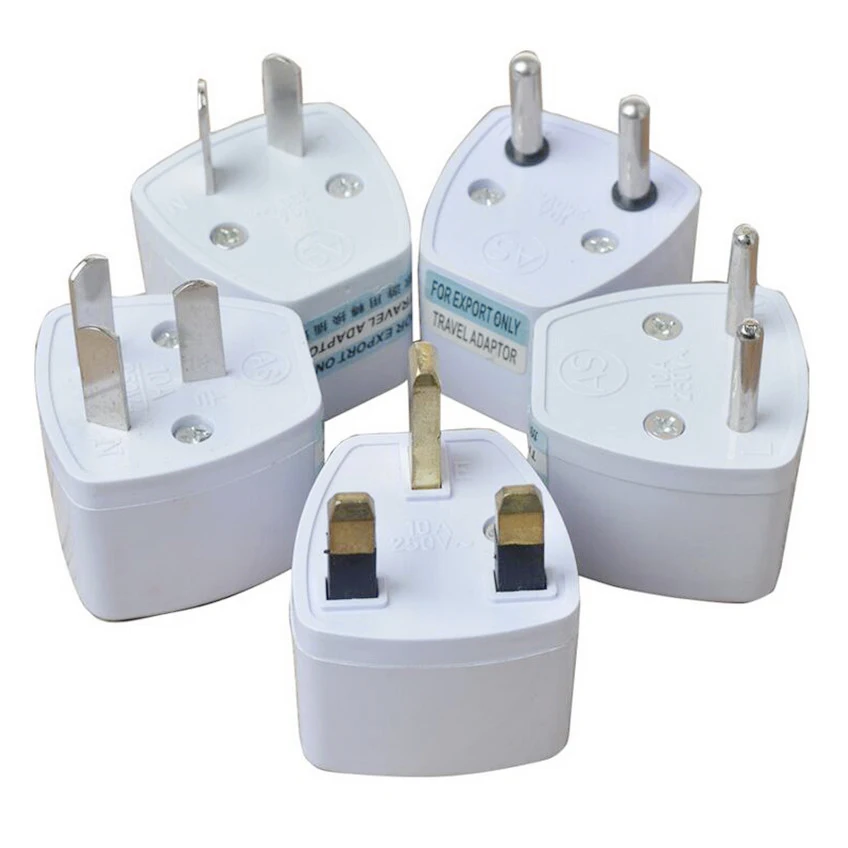 

100 Pieces EU US AU UK to Universal Travel Power Charger Plug Adapter AC Converter