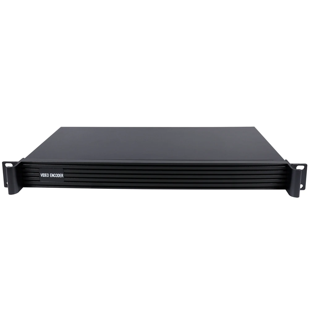1U Rack HEVC H.265 H.264 HDMI+ CVBS RCA AV к IP кодер HD SD живое видео потоковое кодирование с RTSP RTMP UDP HTTP HLS RTMPS