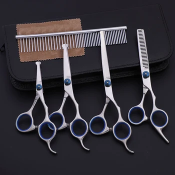 

6.5 Inch Hairdressing Scissors Hair Scissors Stainless Steel Salon Cutting /Thinning Scissors Flat Teeth Blades Shears