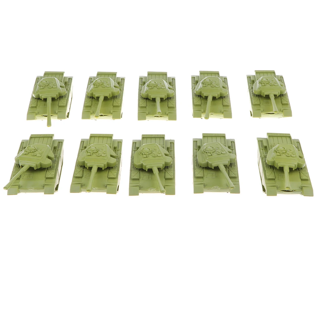 10pcs  Base Toy Soldiers Kit Blockhouse Medium Tank  Men ACCS Yellow