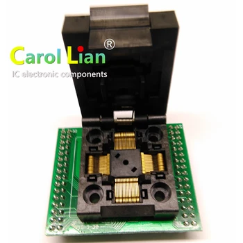

QFP64 flip cover test stand STM32 burning seat programming seat LQFPTQFP0.5mm pitch QFP64 seat