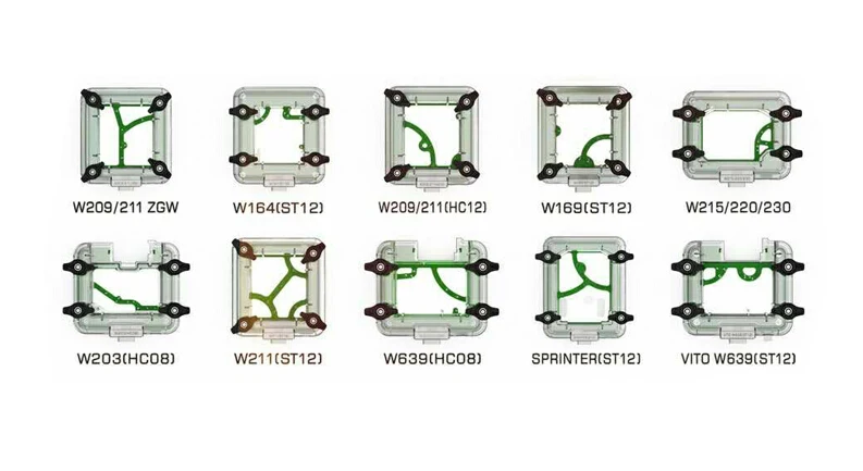 Xhorse VVDI прог для BENZ EZS EIS адаптеры для W164/W169/W203/W209/W211/W215/W220/W230/W639/SPRINTER 10 шт./компл