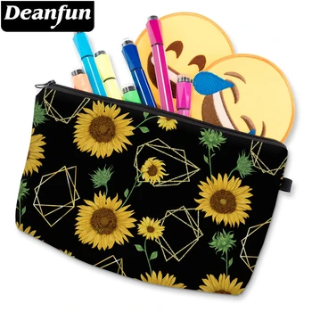 

Deanfun Cosmetic Bag Sunflower Printed Makeup Bags Fun Small Organizer Bag For Women D52295