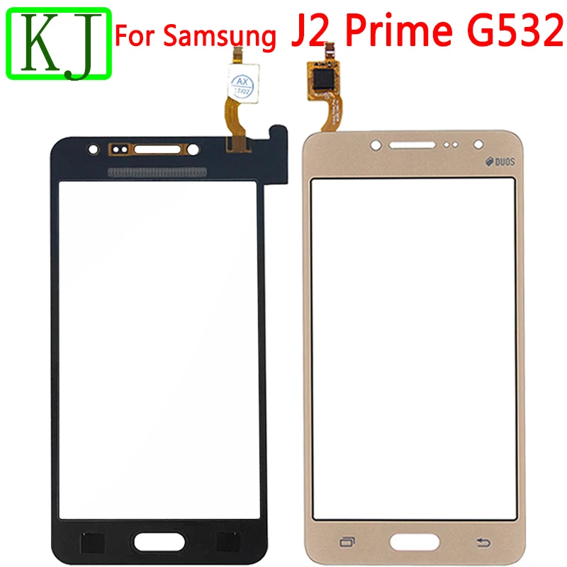 10 шт для samsung Galaxy J2 Prime G532 спереди Стекло внешнее Сенсорное Сенсор планшета Панель G532 Сенсорный экран - Цвет: 10PCS Gold