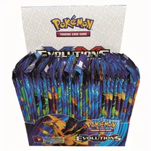 

324pcs/box Pokemon cards Sun & Moon XY Evolutions Booster Box Collectible Trading Card Game Kids Toys Kids Birthday Gift