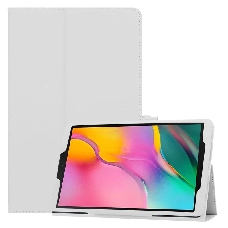 Белый Для samsung Galaxy Tab A 10,1 чехол из искусственной кожи с откидной крышкой на магните для samsung Galaxy Tab A 10,1 ''SM-T510/SM-T515 планшет - Цвет: Белый