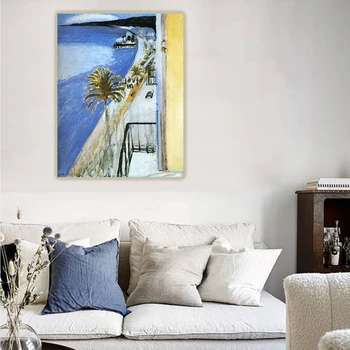

Citon Henri Matisse《The Bay of Nice》Canvas Oil Painting Artwork Poster Picture Wall Decor Backdrop Home Living Room Decoration
