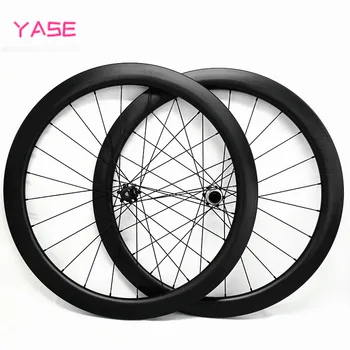 

carbon wheelset 700c clincher 50x23mm carbon wheelset Powerway CT31 Central lock QR version road disc brake wheels 700c wheelset