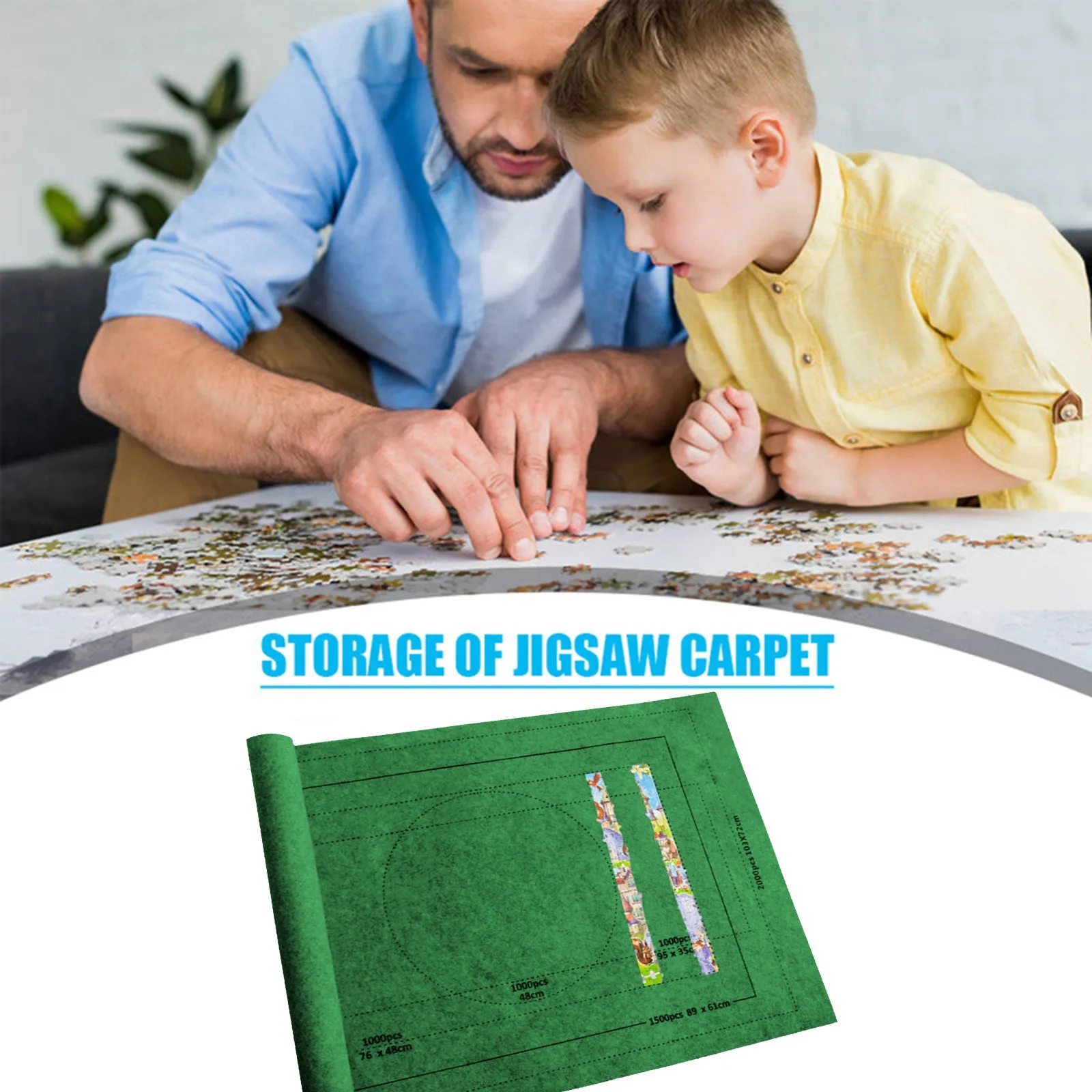 Jigsaw Puzzle Roll Mat Puzzle Storage Puzzle Saver Environmental