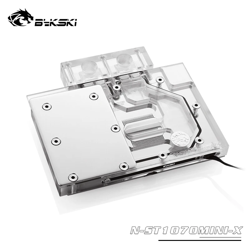 Водяной блок Bykski для ZOTAC GeForce GTX1070 MINI/крышка из медной искусственной меди/12 В 4