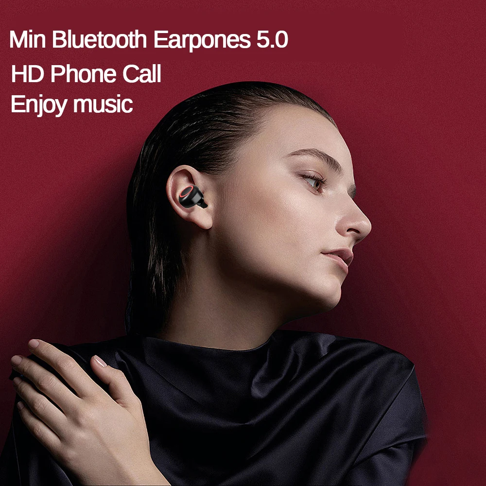 W12 TWS Bluetooth 5,0 спортивные наушники с многофункциональным сенсорным контроллером наушники с зарядным устройством для мобильного телефона Xiaomi IOS Android