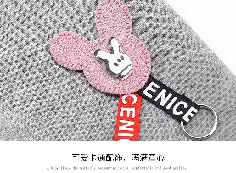 Kids Skinny Pencil Pants Girls Winter Cute Cartoon Bowknot Leggings Children Thick Warm Clothing Fall Bottoms Spring Trousers