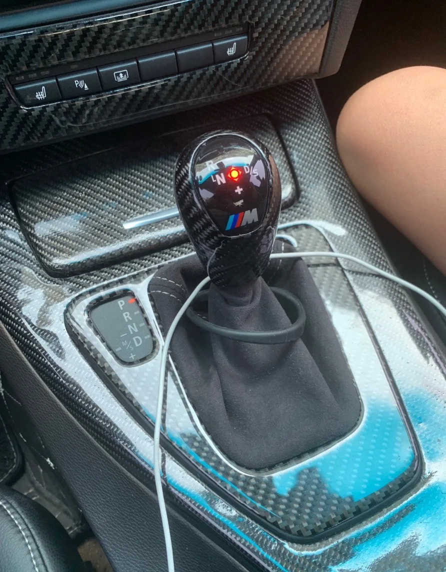 Yctze Pommeau De Levier De Vitesse 6 Vitesses Levier De Vitesse Tête Pommeau De Vitesse Accessoire Intérieur De Voiture Adapté Pour Série 3 Pour Pommeau De Vitesse 320d E90