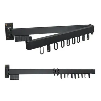 

Wall Hanging Clothing Hanger Balcony Foldable Retractable High-quality Towel Clothes Drying Rack Household Supply