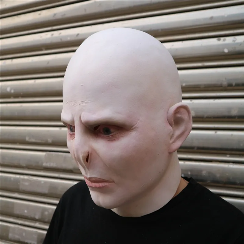 Cosrea Волшебная школьная Маска «Вольдеморт» маска для косплея Большой Босс латекс ужасные страшные маски для Хэллоуина маска, костюм, реквизит для мужчин и взрослых