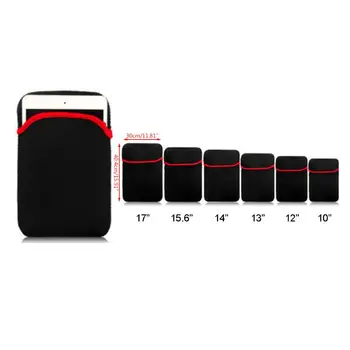 

10-17 inch Laptop Pouch Protective Bag Neoprene Soft Sleeve Tablet PC Case Bag