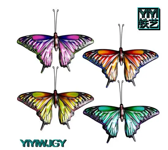 

Home wall hanging new products on the shelf home craft gifts iron wall hanging decoration indoor and outdoor wholesale 4PC set