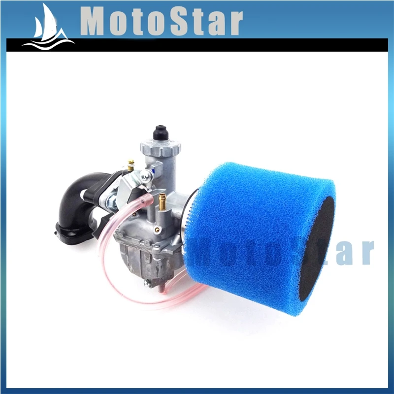 Mikuni VM22 Carb 26mm Carburetor+ 38mm Air Filter+ Mainfold Intake Pipe+ Gasket For 110cc 125cc 140cc Engine CRF50 SSR