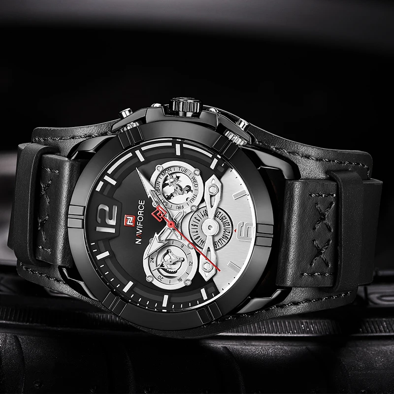 NAVIFORCE Men Watch Top Brand Luxury Fashion Military Quartz Mens Watches Waterproof Sports Male Wristwatch Relogio Masculino