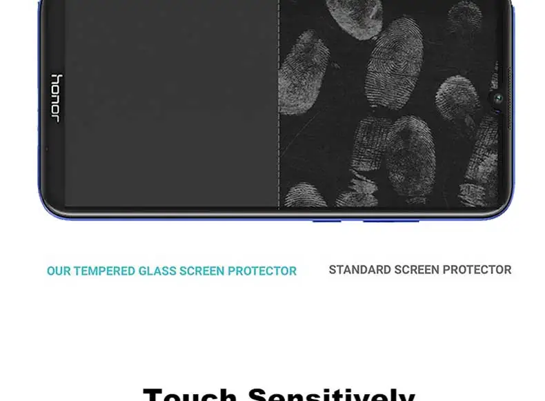 Protective Glass on For Huawei Honor 10 20 Lite V10 V20 8X 8C 8A 8S Honor 20i 9i 10i V20 Tempered Screen Protector Glass Film