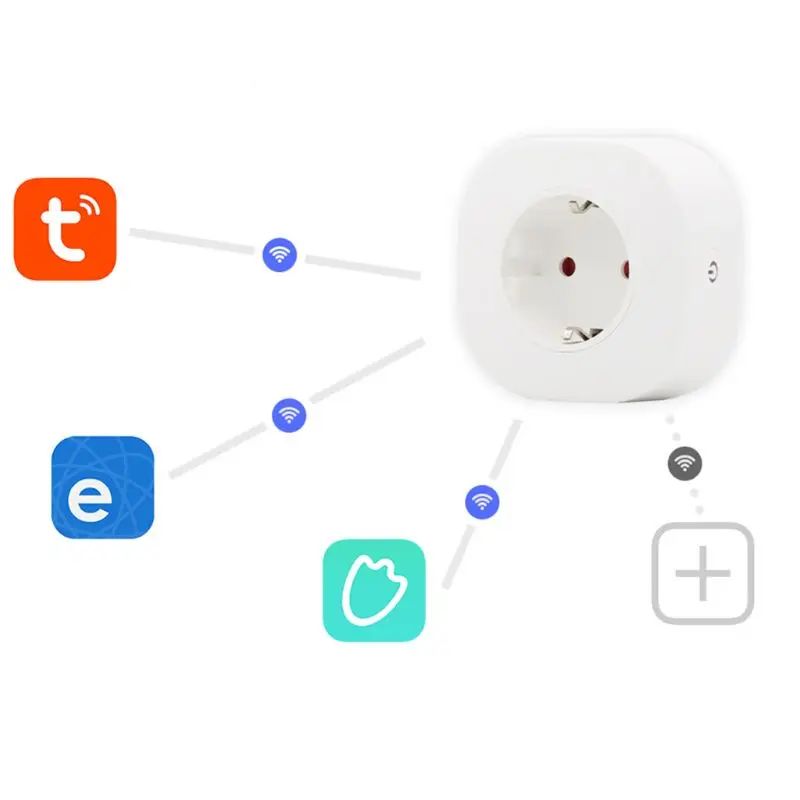 WiFi умная розетка Android iOS APP голосовой пульт дистанционного управления таймер переключатель розетка ЕС