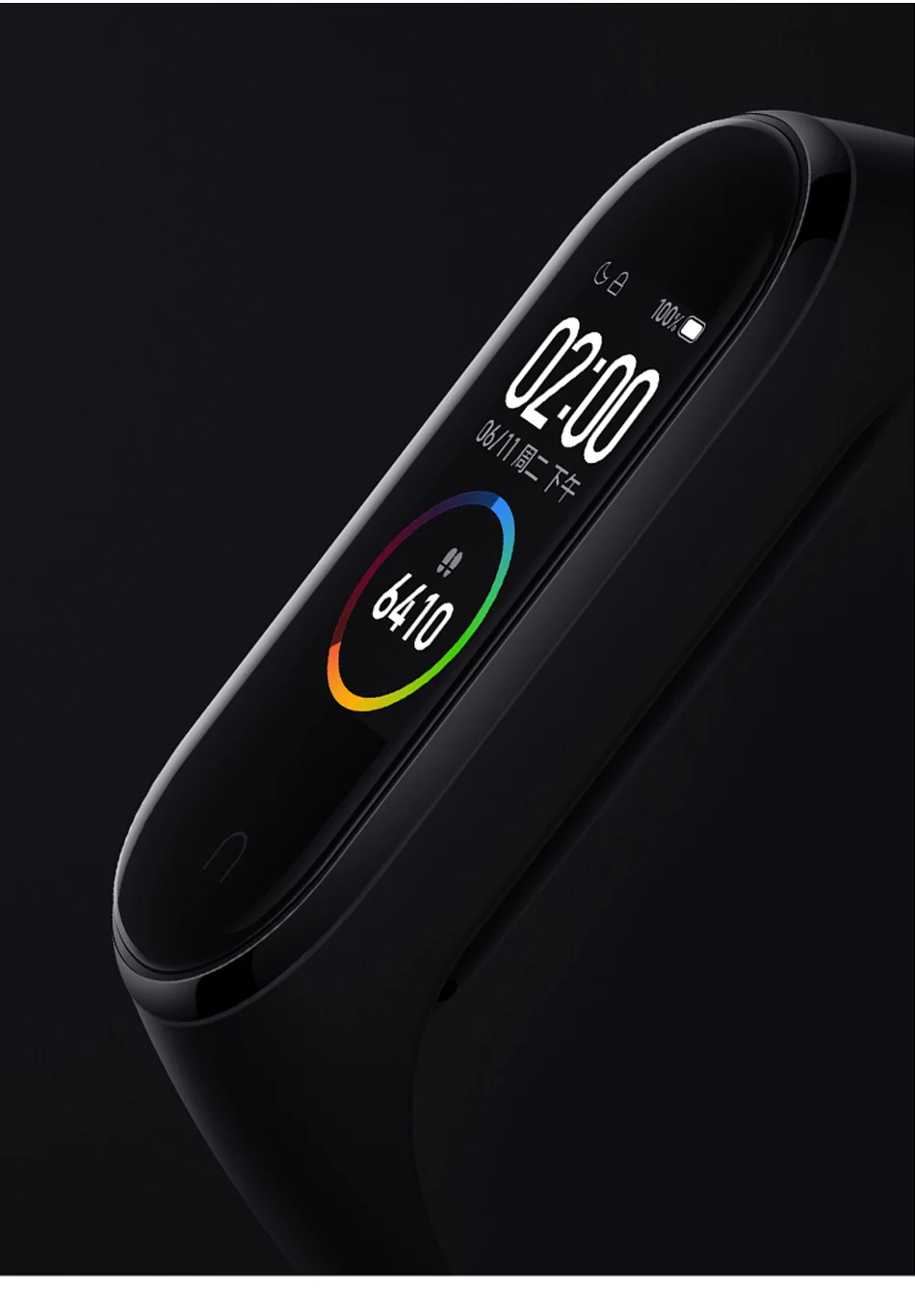 Xiaomi Mi смарт-браслет 4, фитнес-браслет с частотой сердечных сокращений 135 мА/ч, цветной экран, Bluetooth 5,0, водонепроницаемый, на мировом языке
