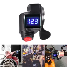 AOZBZ Thumb Accelerator Электрический велосипед ручка бар вольтметр ЖК-дисплей мотоцикл Скутер E-Bike Thumb Дроссельный ускоритель