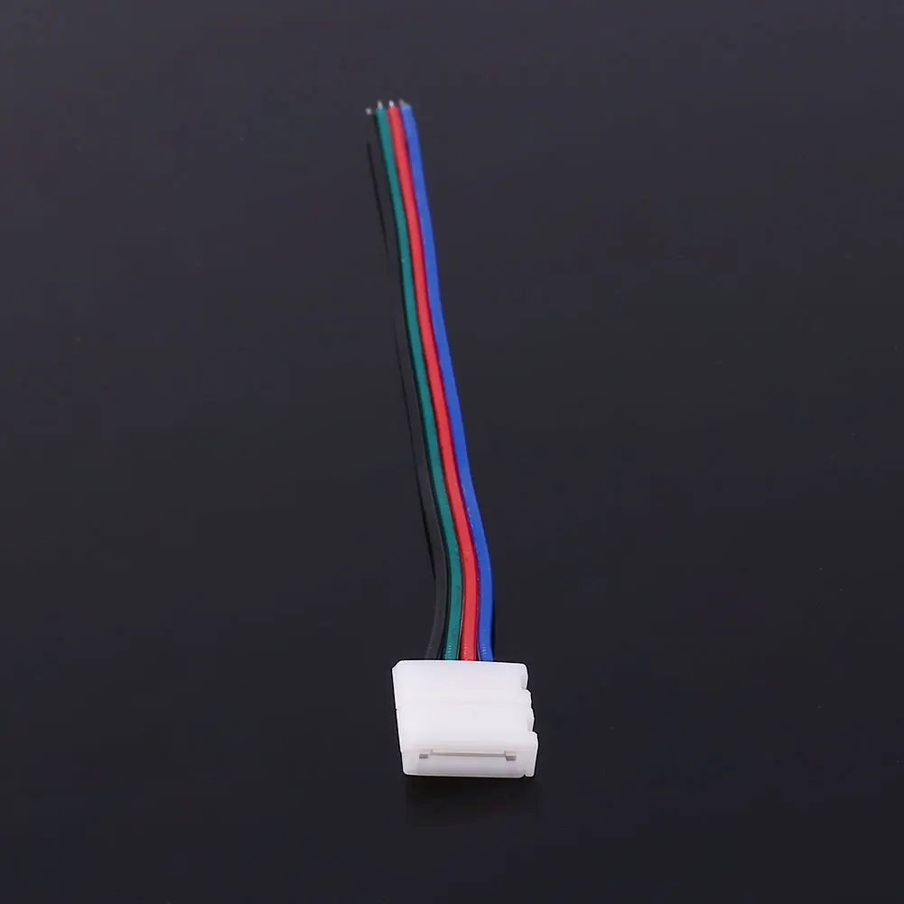 Соединительный ленточный светильник 4Pin 4Pin для 5050 RGB Светодиодный интерфейс 10 мм светодиодный многоцветной Кабель-адаптер