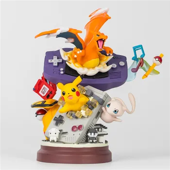 

Anime monster Mew pikachu Charizard resin statue figure Action Toys for Collection Christmas Model Gift