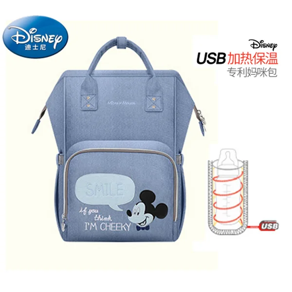 B113 Сумка для подгузников disney, детская сумка, мультяшная сумка для мам, сумка для подгузников для беременных, брендовый водонепроницаемый рюкзак для путешествий, дизайнерская сумка для ухода за ребенком - Цвет: B113