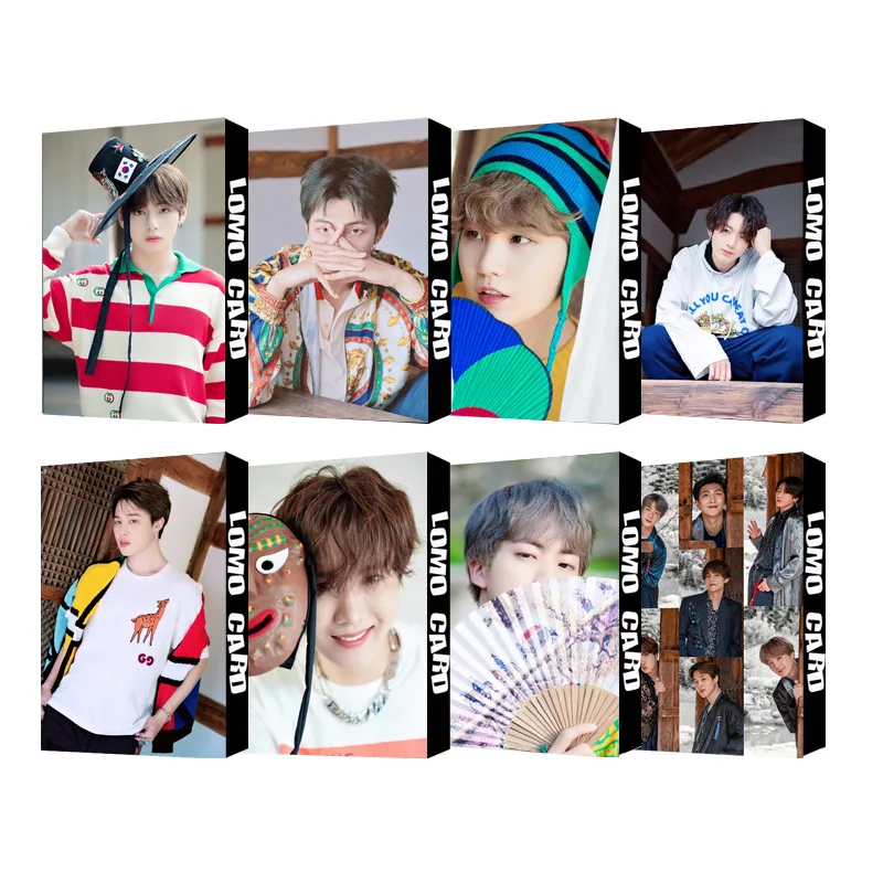 

30 Pieces / Set K-POP Bangtan Boys poster 2019 summer package in korea Lomo Card Photocard SUGA JUNGKOOK JIMIN wall sticker