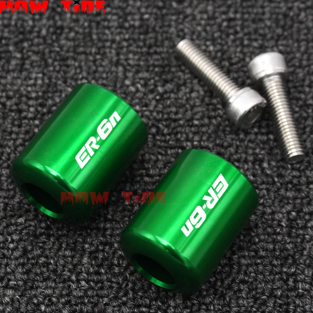 Подходит для мотоцикла KAWASAKI CNC задняя крышка руля скользящий лазерный логотип ER6N