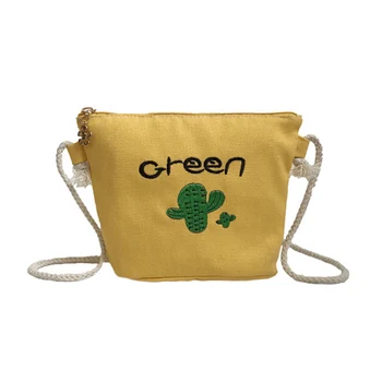 

Women Canvas Handbag Fresh and simple Sen fairy Shoulder bag Female Small Capacity Ladies Beach Bags