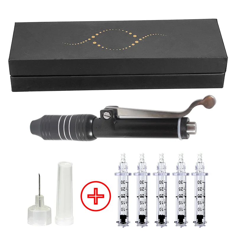 0.3ml Black Pen Set3 0,3 мл Гиалуроновый шприц-ручка массажный Распылитель ручка без иглы мезотерапия высокого давления кислотные пистолеты мезо распылитель гиалурон пистолет - Номер модели: 0.3ml Black Pen Set3