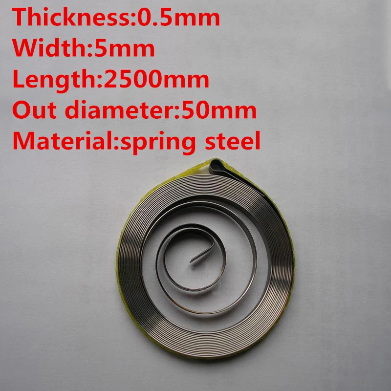 Custom Volute Spiral Spring Flat Wire Coil Torsion Spring Constant