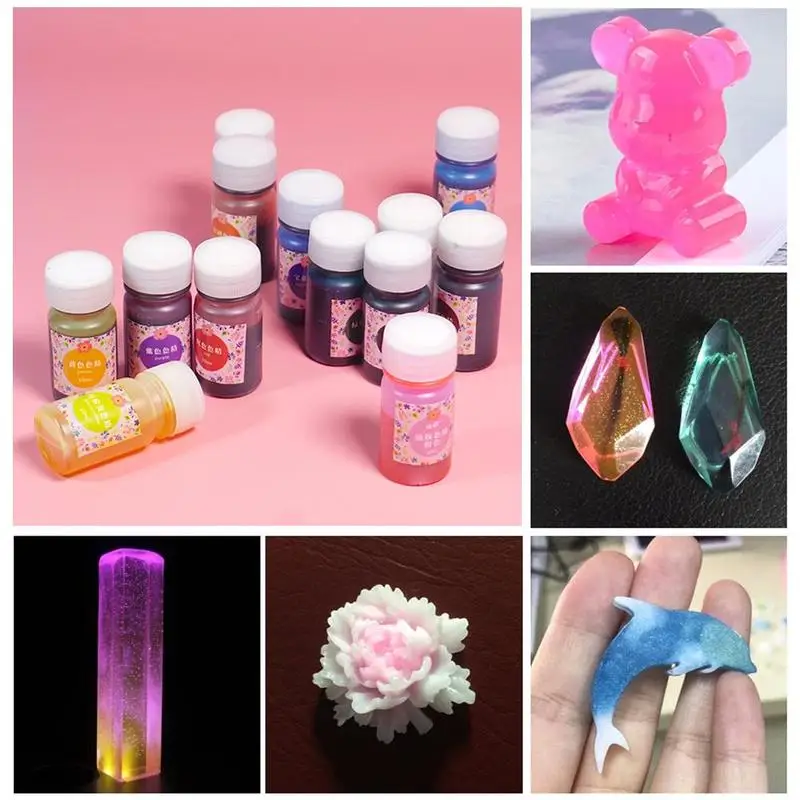 13 цветов/набор полимерный пигмент Diy Ювелирные изделия специальные смолы Пигмент Цвет Diy ручной работы Искусство ремесло изготовление аксессуары набор