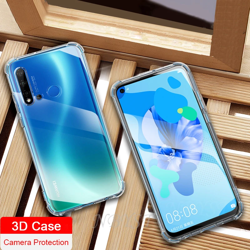 Противоударные силиконовые мягкие чехлы для Huawei P40 Lite E P30 новое издание P20 Pro P Smart Z