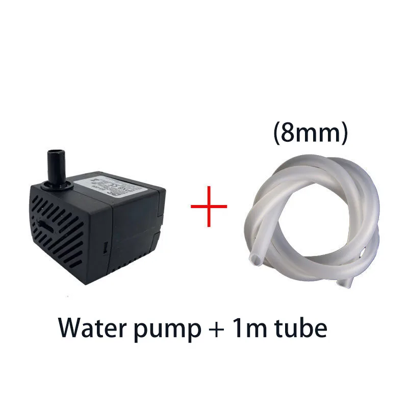 ตัวเลือกสินค้า 110 V/220 V 2.5 W/3 W/4 W/5 W Ultra-Quiet Submersible น้ําพุปั๊มกรองบ่อปลา Aquarium ปั๊มน้ําถัง Garden Fountain