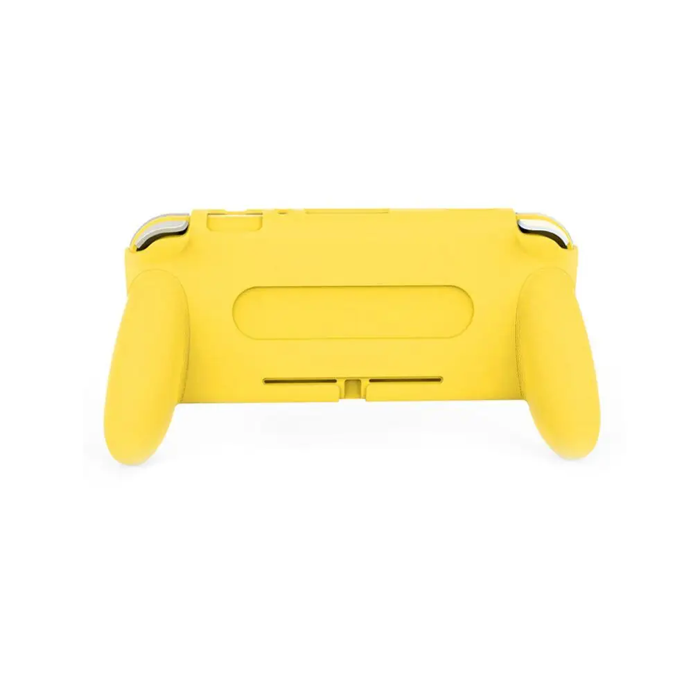 Цвет: желтый Мини Рукоятка Защитный чехол протектор для Switch Lite игровая консоль - Цвет: Цвет: желтый