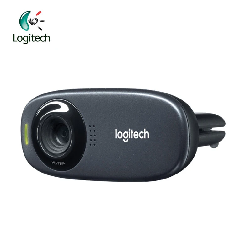 Logitech C310 HD 720P веб-камера с 5MP фото с встроенным микрофоном и автофокусом Поддержка официальной инспекции для ПК Тетрадь