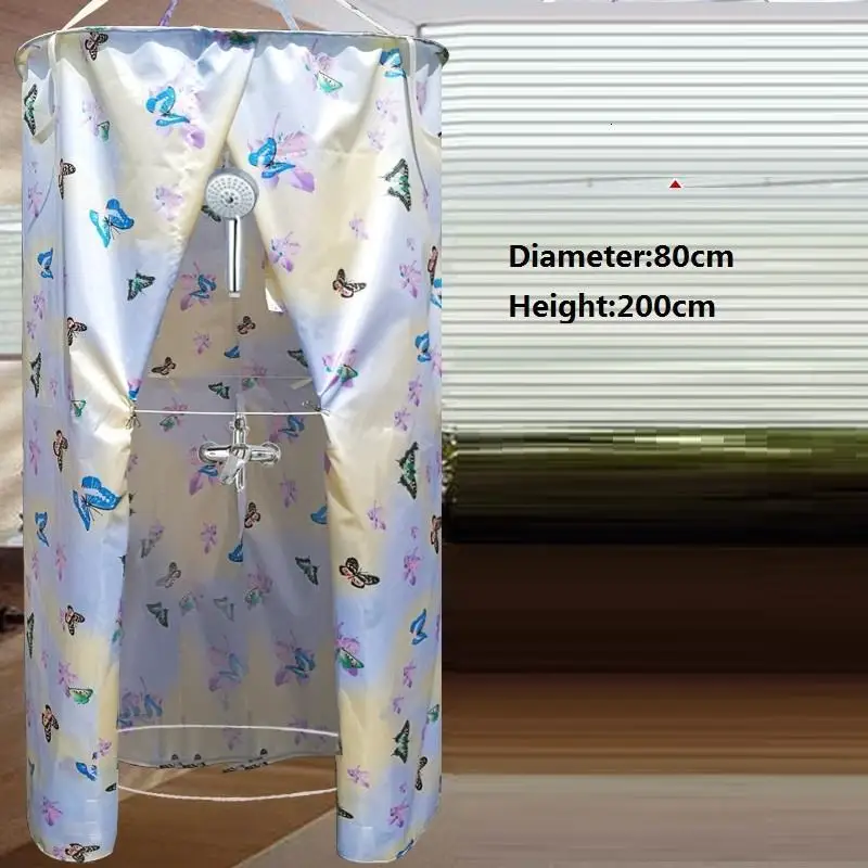 Number 24 Nouveau Banyo Perdeleri Rideau Douche Tenda Doccia Ducha круглый занавес для ванной комнаты - Цвет: Number 24