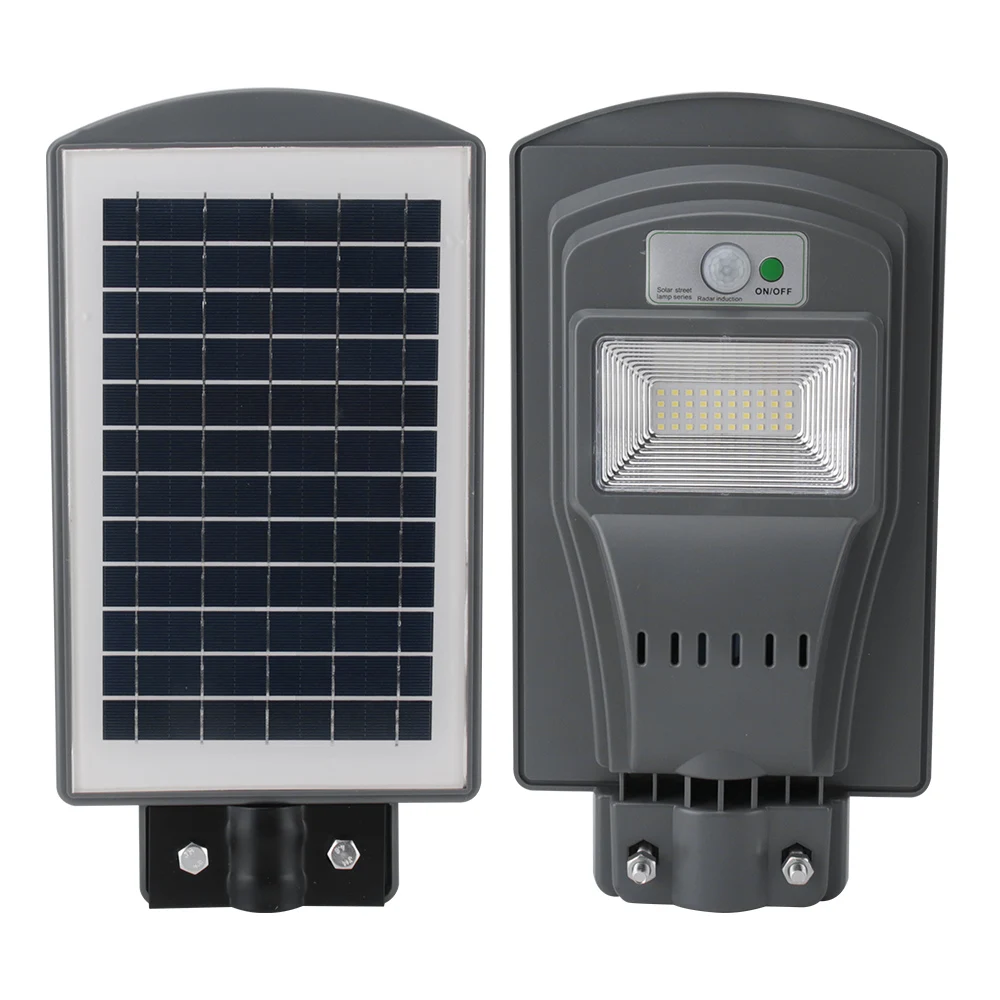 BORUiT 30W Durable IPX6 Waterproof LED Solar Lamp Motion Sensor Outdoor Wall Light Garden Street Pathway Floodlight