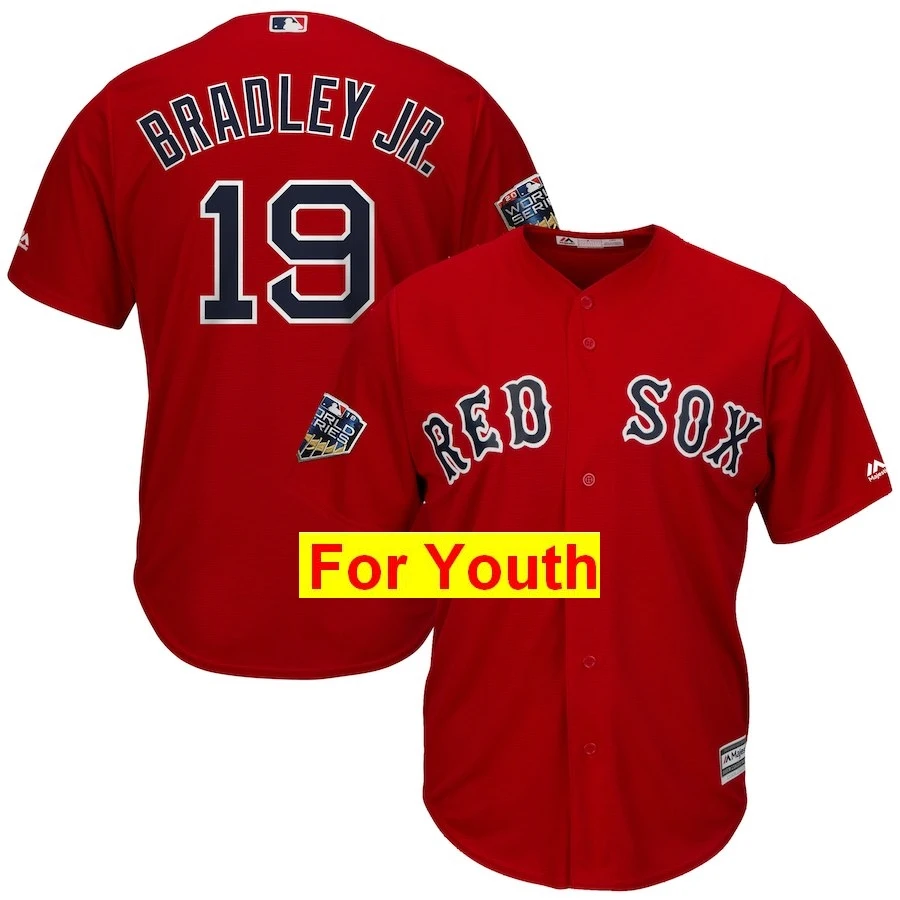 Youth Xander Bogaerts Boston David Ortiz Mookie Betts Andrew Benintendi Chris Sale David Price Jersey Bradley Jr World - Цвет: Youth